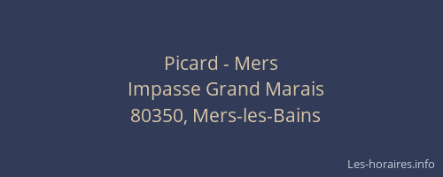 Picard - Mers