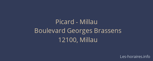 Picard - Millau