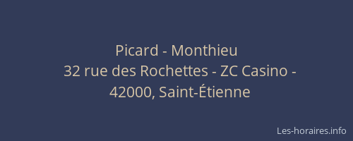 Picard - Monthieu
