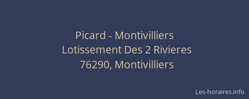 Picard - Montivilliers