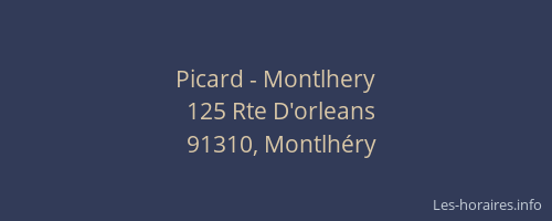 Picard - Montlhery