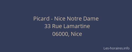 Picard - Nice Notre Dame