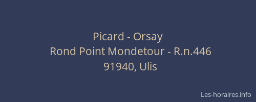 Picard - Orsay