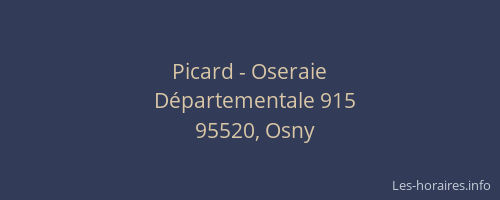 Picard - Oseraie