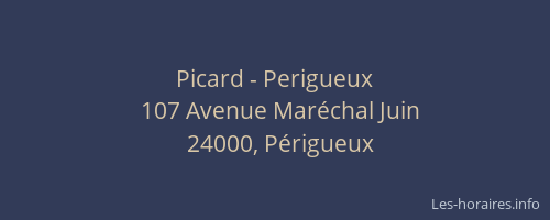 Picard - Perigueux