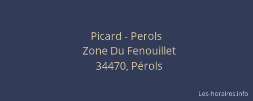 Picard - Perols