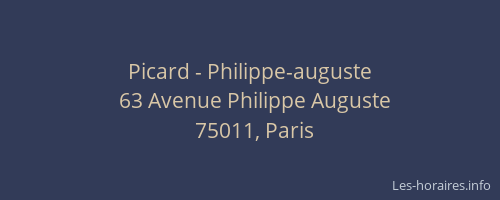 Picard - Philippe-auguste