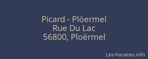 Picard - Plöermel