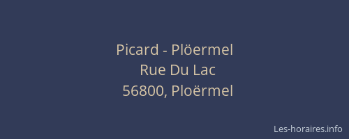 Picard - Plöermel