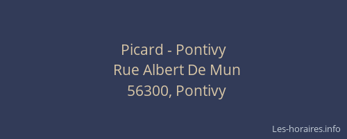 Picard - Pontivy