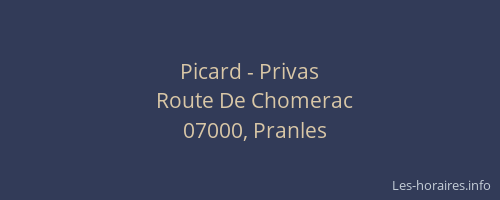 Picard - Privas