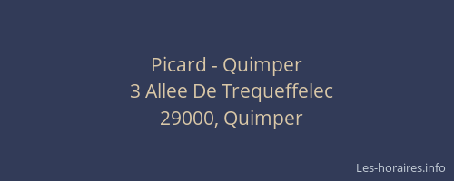 Picard - Quimper