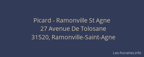 Picard - Ramonville St Agne