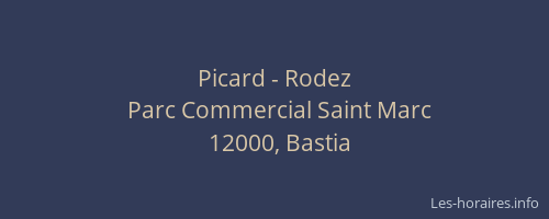 Picard - Rodez