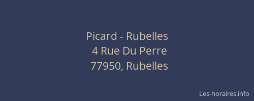 Picard - Rubelles