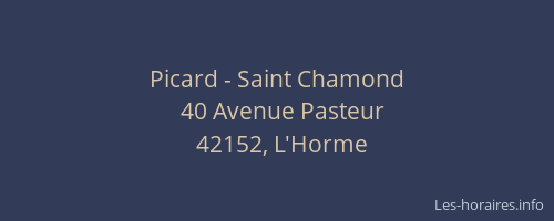 Picard - Saint Chamond