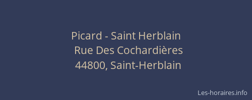 Picard - Saint Herblain