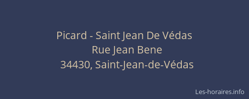 Picard - Saint Jean De Védas