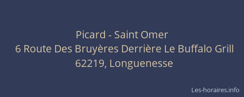 Picard - Saint Omer