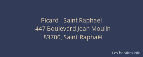 Picard - Saint Raphael