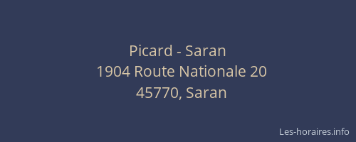 Picard - Saran