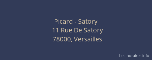 Picard - Satory