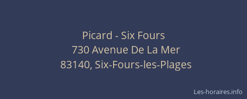 Picard - Six Fours