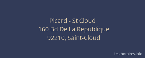 Picard - St Cloud