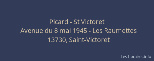 Picard - St Victoret