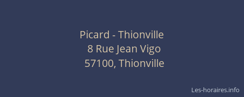 Picard - Thionville