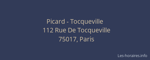 Picard - Tocqueville
