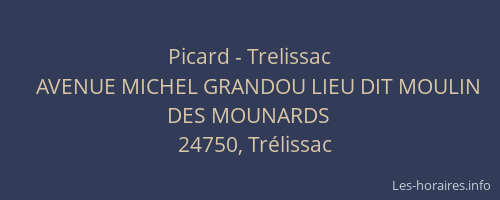 Picard - Trelissac