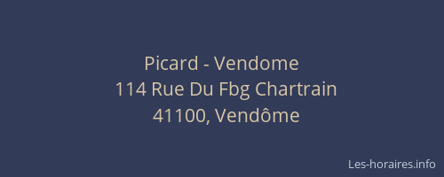 Picard - Vendome