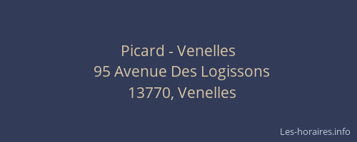 Picard - Venelles