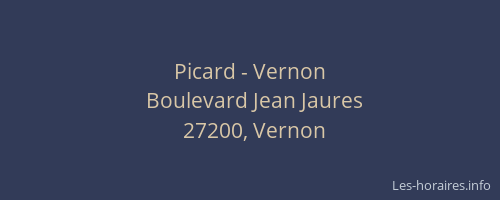 Picard - Vernon