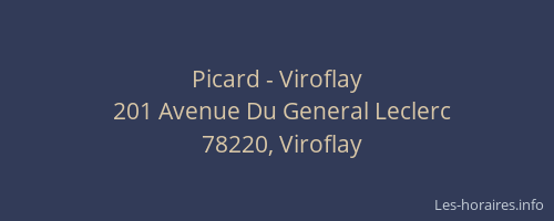 Picard - Viroflay