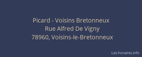 Picard - Voisins Bretonneux