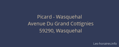Picard - Wasquehal