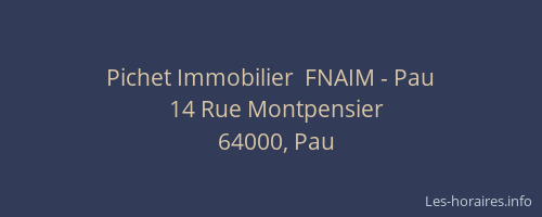Pichet Immobilier  FNAIM - Pau