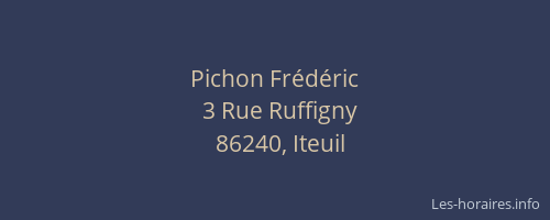 Pichon Frédéric