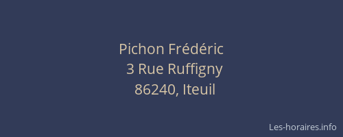 Pichon Fr&eacute;d&eacute;ric