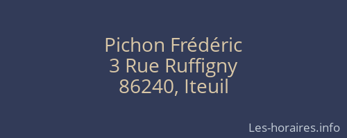 Pichon Frédéric