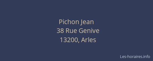 Pichon Jean