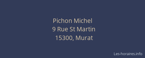 Pichon Michel