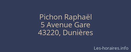 Pichon Raphaël