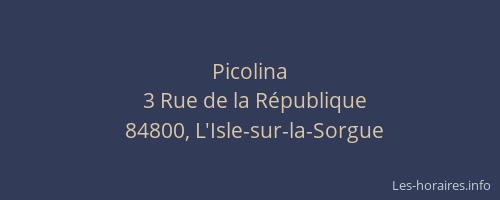 Picolina