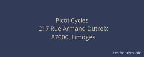 Picot Cycles