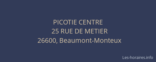 PICOTIE CENTRE