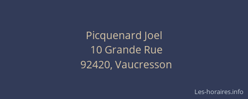 Picquenard Joel