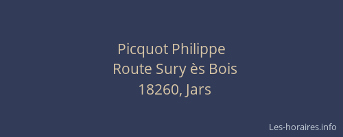 Picquot Philippe